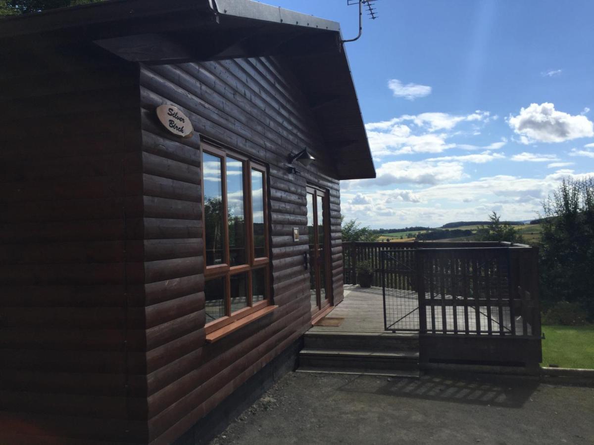 Silver Birch Lodge With Hot Tub Cupar Exterior foto