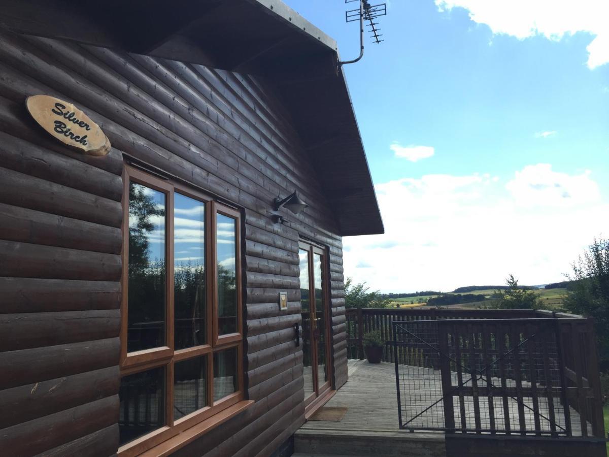 Silver Birch Lodge With Hot Tub Cupar Exterior foto